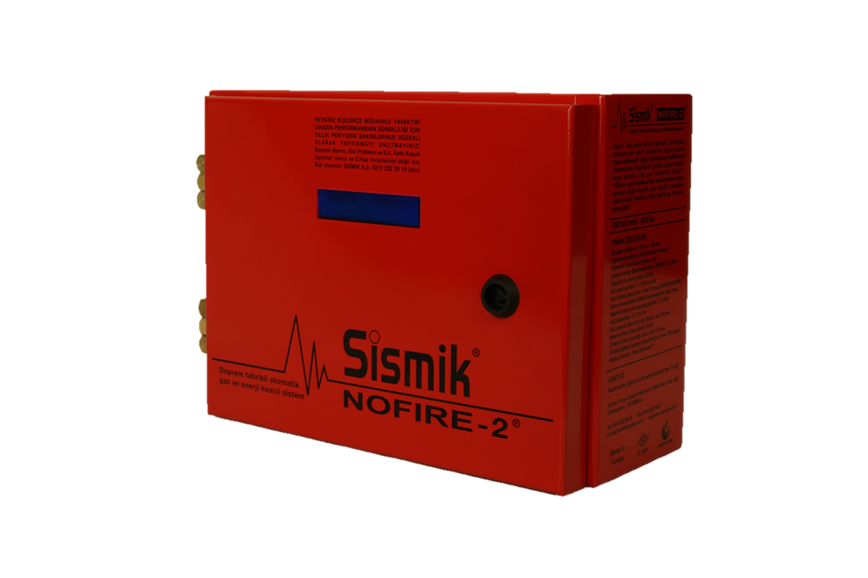 LCD GÖSTERGELİ ELEKTROMEKANİK DEPREM SENSÖRÜ