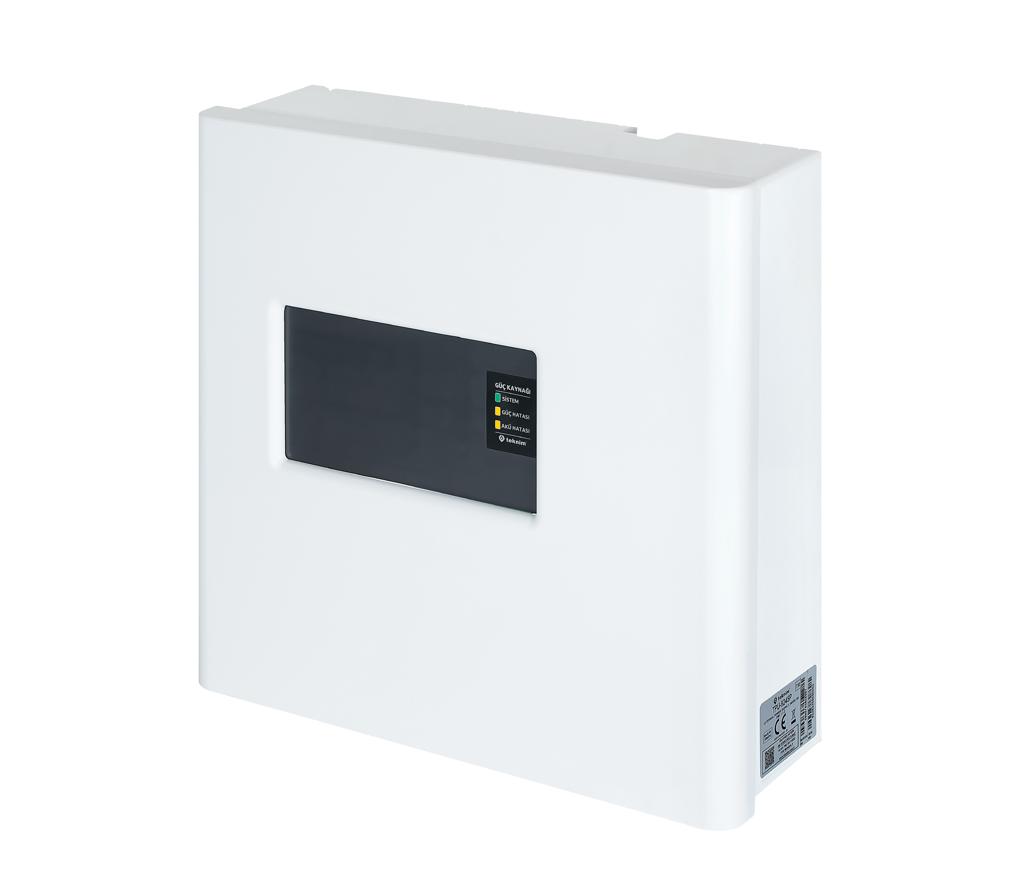 TEKNİM TPU-9243P HARİCİ GÜÇ KAYNAĞI 24 VOLT 3.5 AMPER EN-54, PLASTİK KASA, (AKÜ HARİÇ)