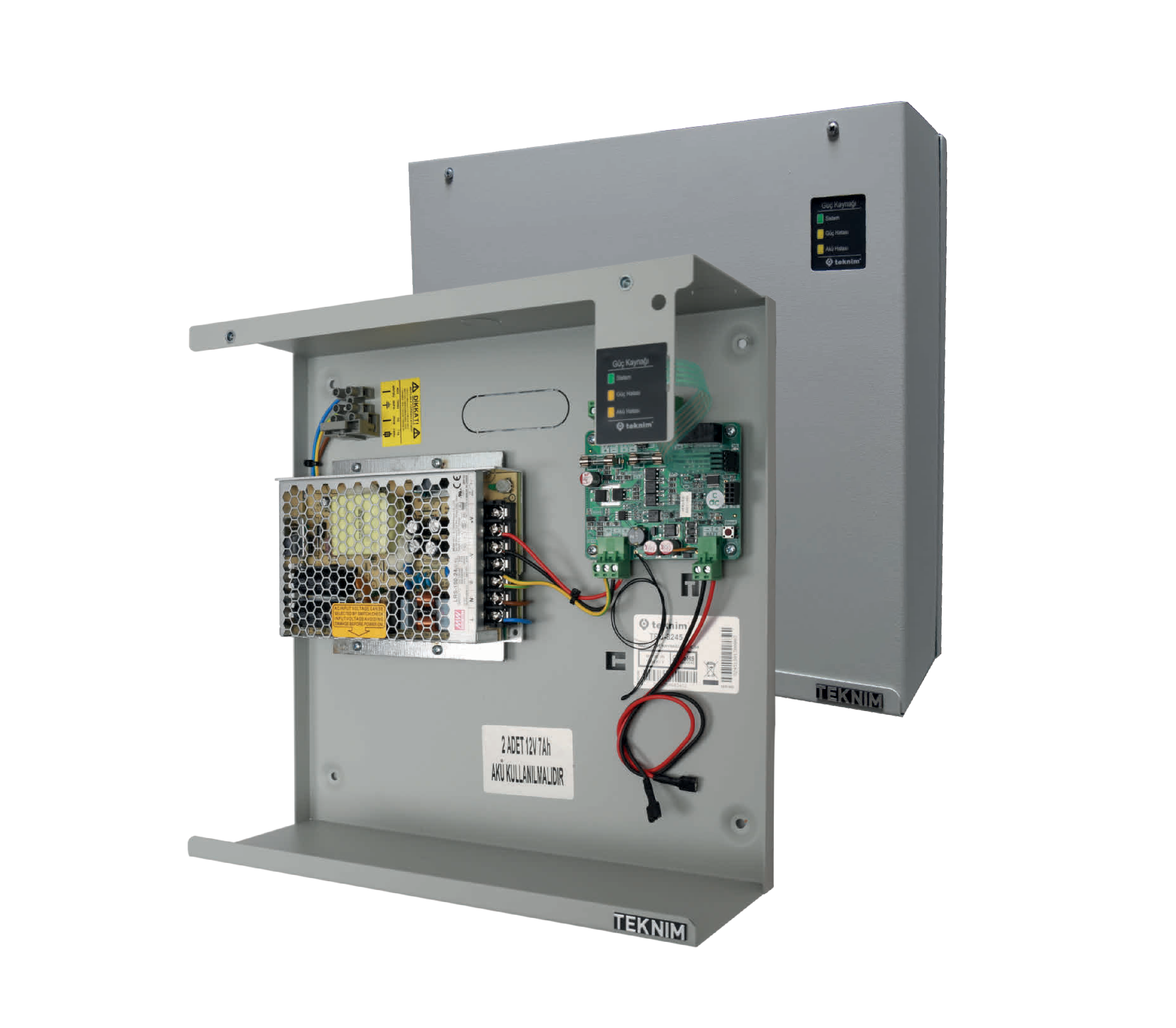 TEKNİM TPU-8245 HARİCİ GÜÇ KAYNAĞI 24 VOLT 5 AMPER EN-54 SERTİFİKALI (AKÜ HARİÇ)