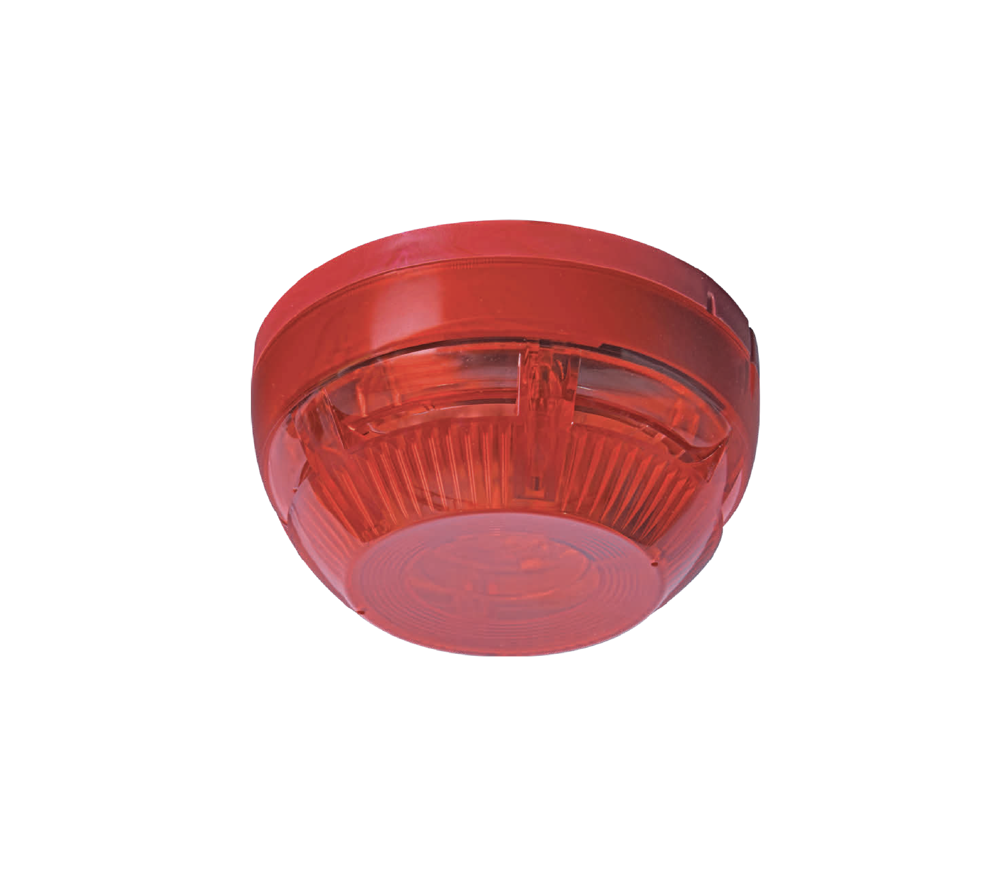 TEKNİM TFS-3192R KONVANSİYONEL FLAŞÖRLÜ YANGIN ALARM SİRENİ. KIRMIZI